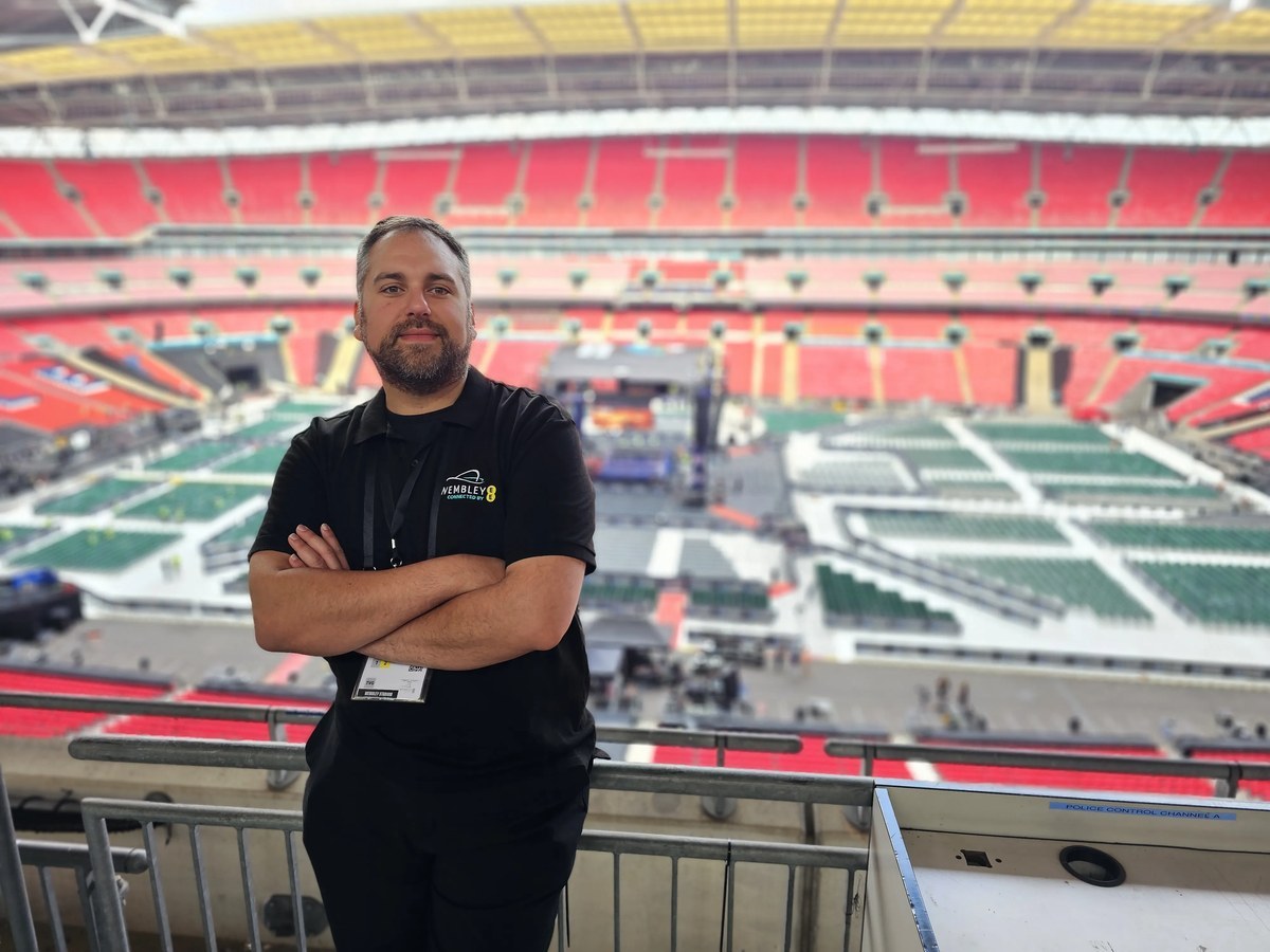Rida Alwan at Wembley Stadium